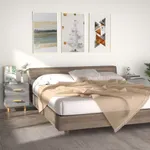 Sängbord 2 st grå sonoma 40x35x47,5 cm